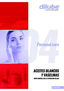 Catalogo Aceites blancos y vaselinas